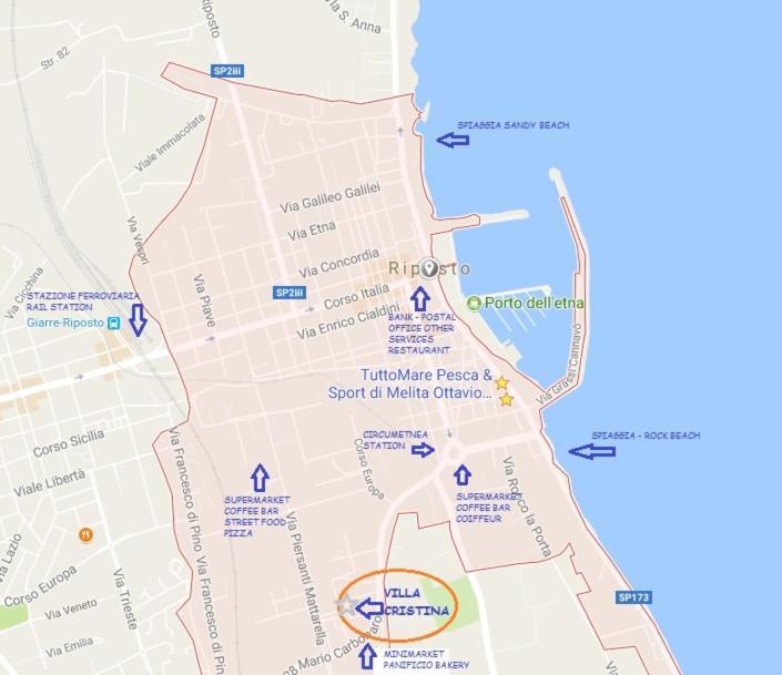 Via Pisa Hotell Riposto Exteriör bild